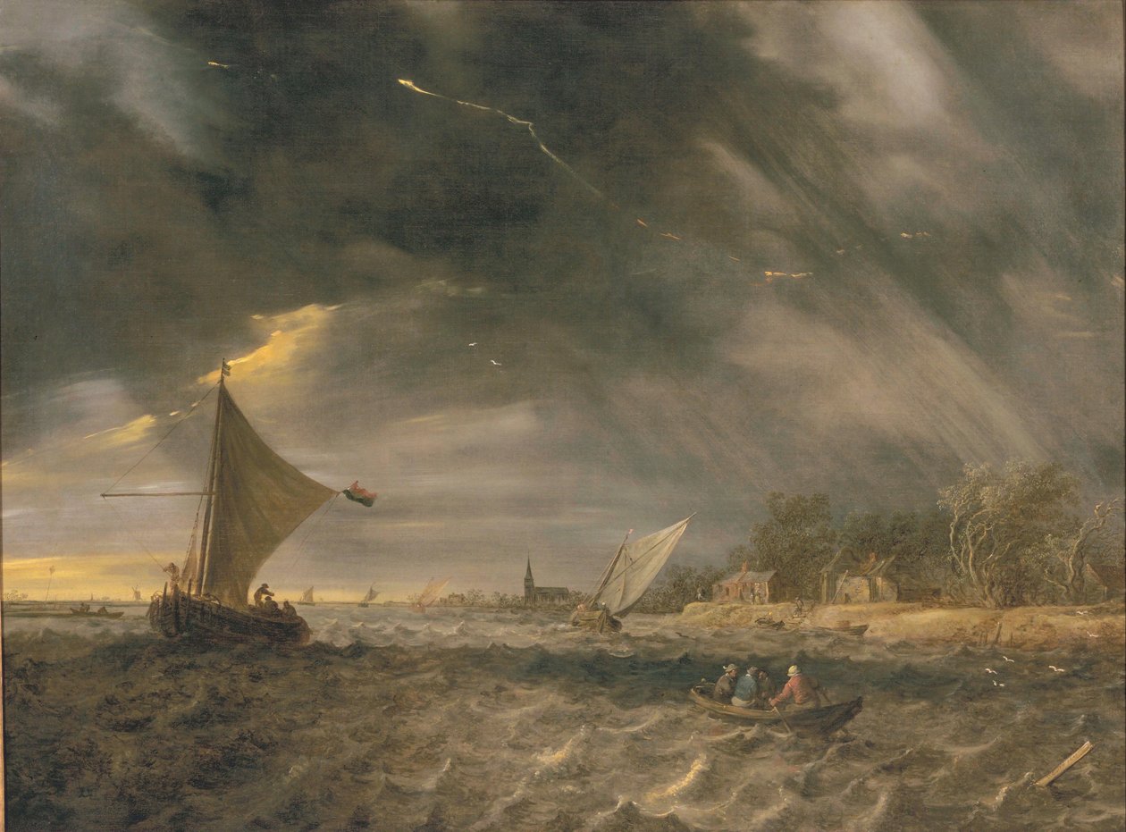 Tordenvejret af Jan Josephsz van Goyen
