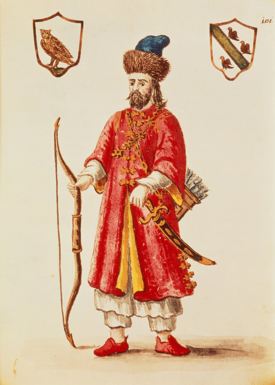 Marco Polo, klædt i tartarkostume, fra 