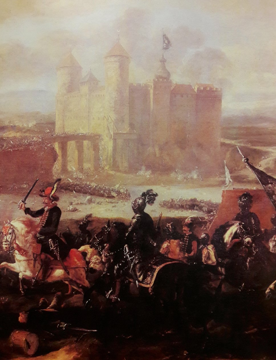 Slaget ved Khotyn i 1673 af Jan van Huchtenburgh