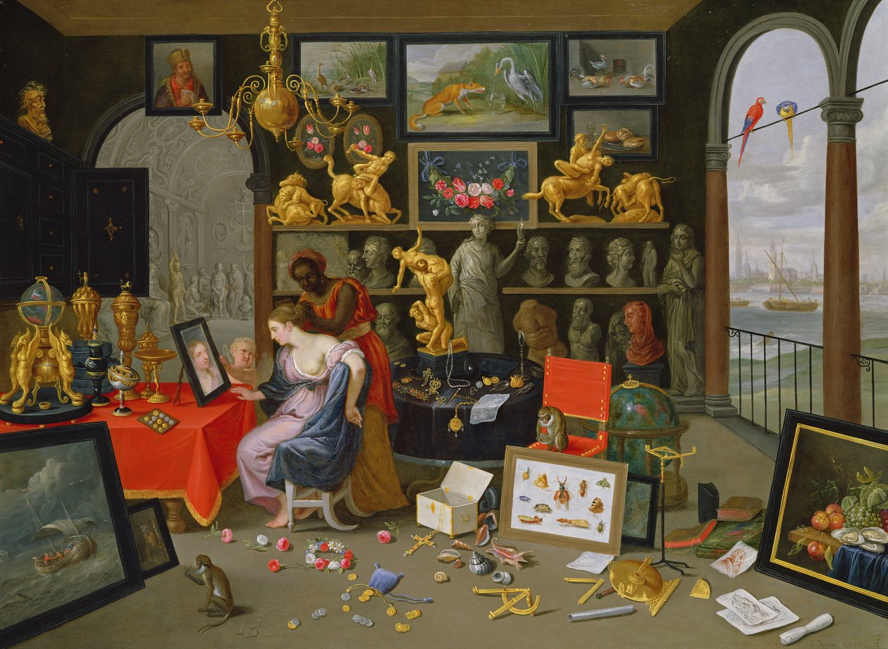 Venus ved hendes toilet af Jan van Kessel the Elder
