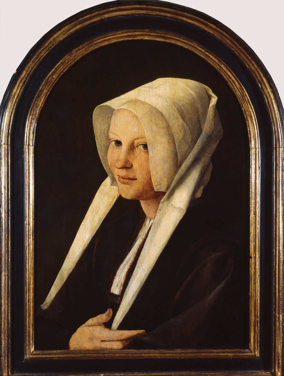 Portræt af Agatha van Schoonhoven, 1529 af Jan van Scorel
