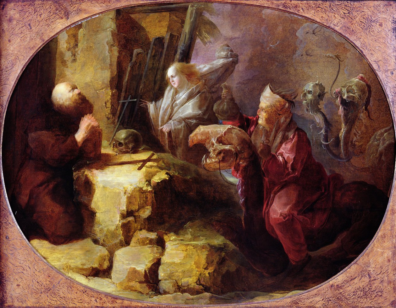 The Temptation of St. Anthony, 1631 (olie på træ) af Jan van de Venne