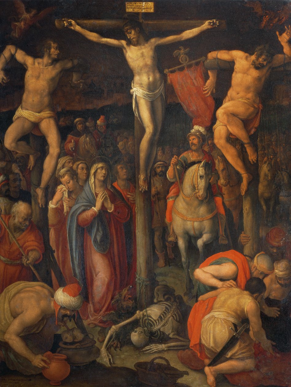 Korsfæstelse, 1581 af Jan van der Straet