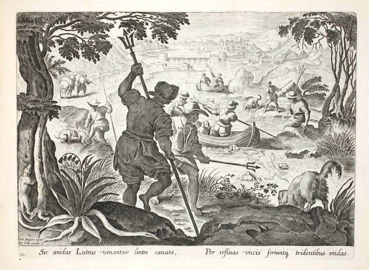 Fishing with Tridents, tallerken 90, illustration fra 