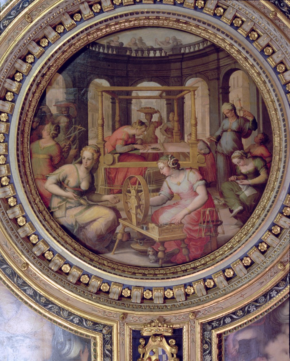 Penelope ved sin væv af Jan van der Straet