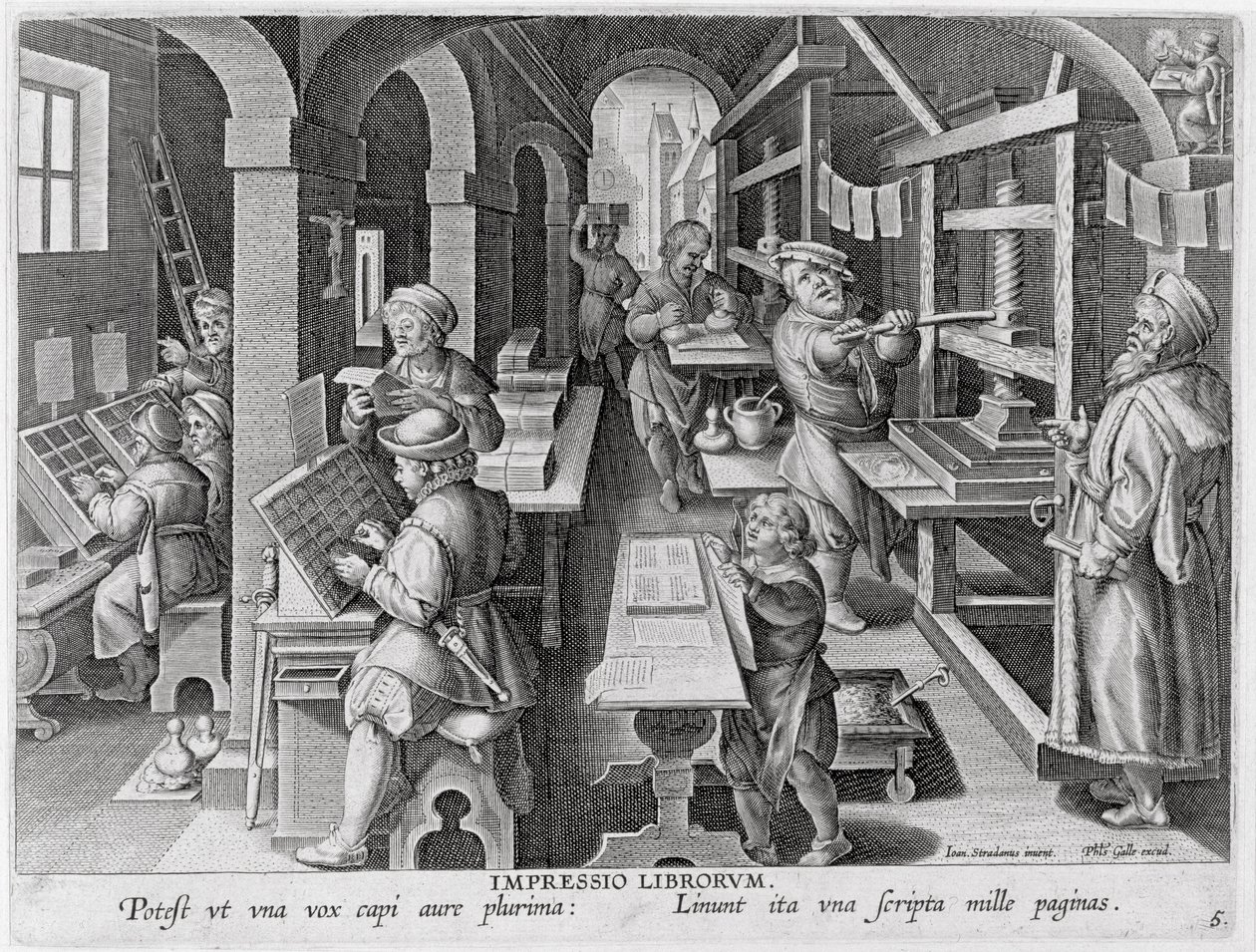The Development of Printing, plade 5 fra 