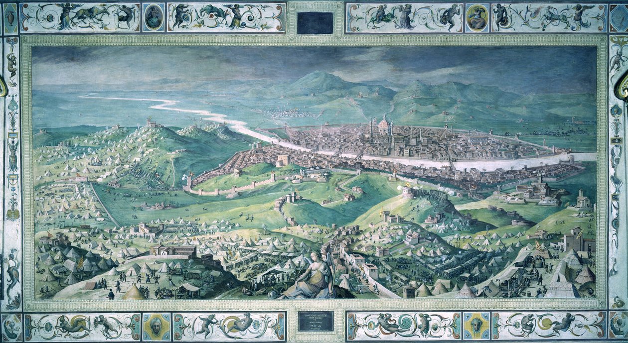 Belejringen af Firenze af Jan van der Straet