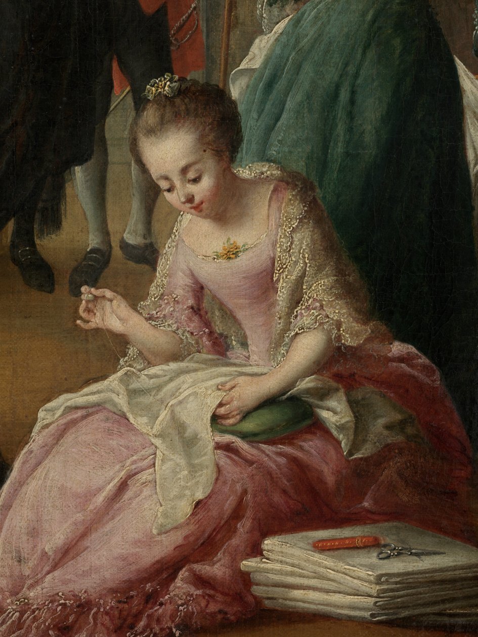Detalje af eftermiddagste af Jan Anton Garemyn