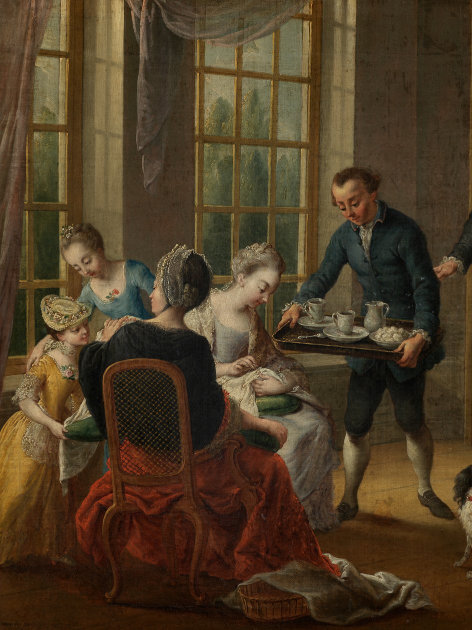 Detalje af eftermiddagste af Jan Anton Garemyn