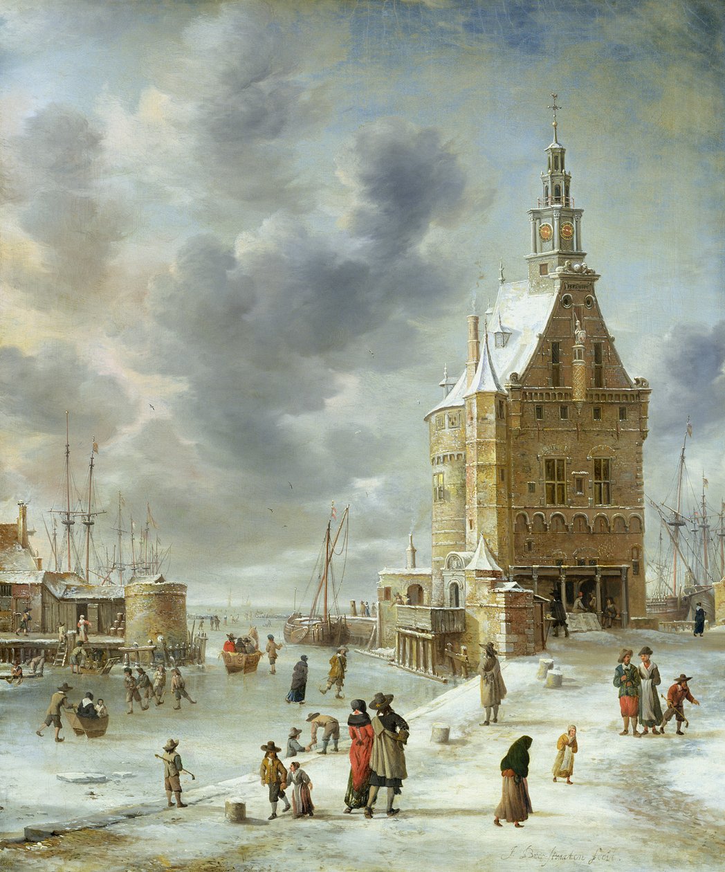 Hoorns Byport af Jan Abrahamsz. Beerstraten