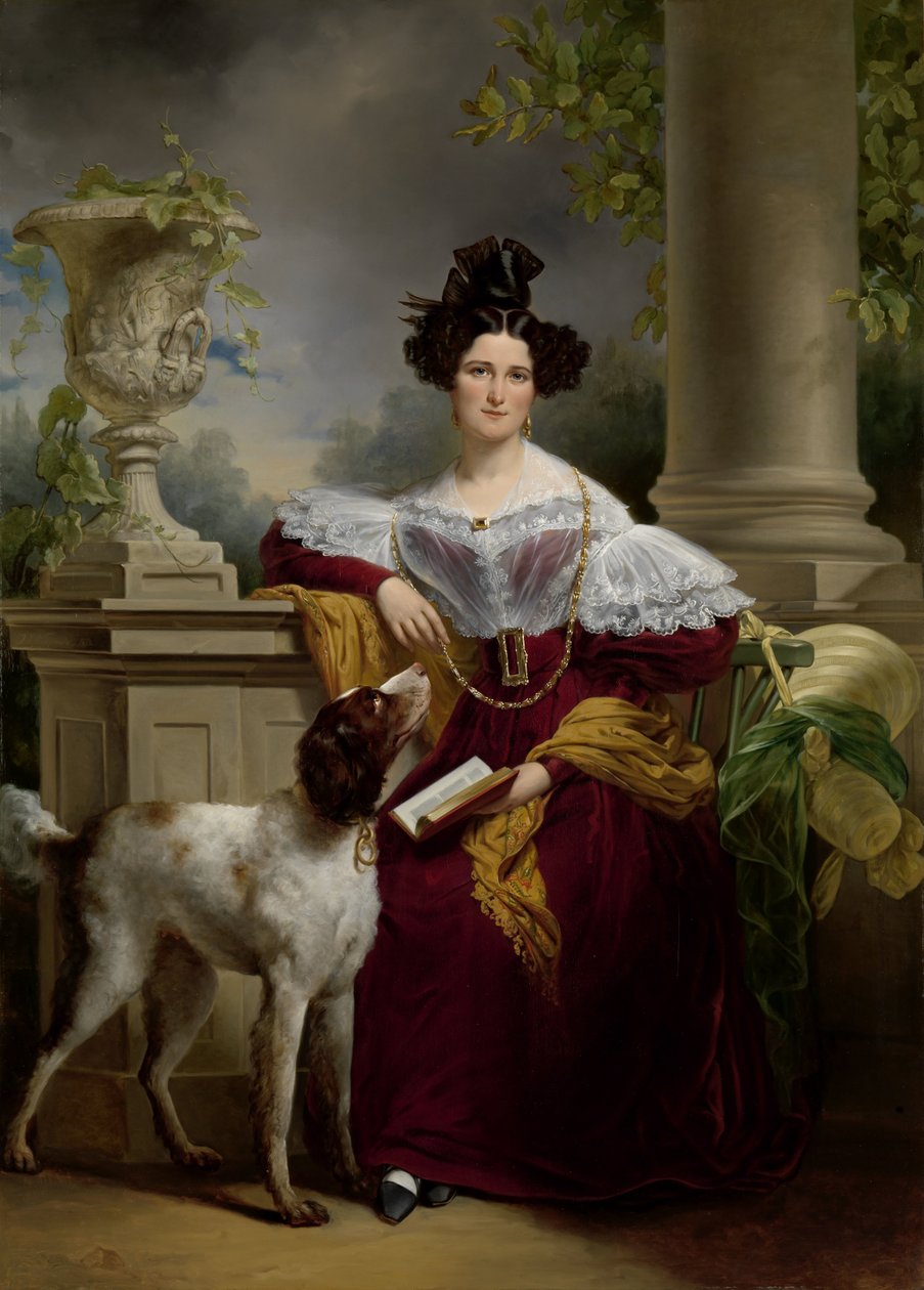 Portræt af Alida Christina Assink af Jan Adam Kruseman