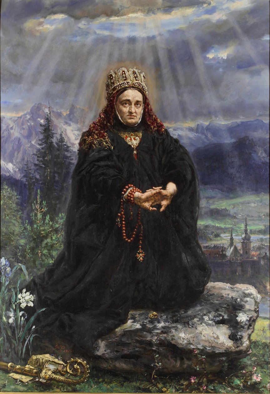 Sankt Kinga af Polen, 1892 af Jan Alojzy Matejko
