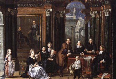 Fay dHerbe-familieportrættet, 1693 af Jan Anthonie Coxie