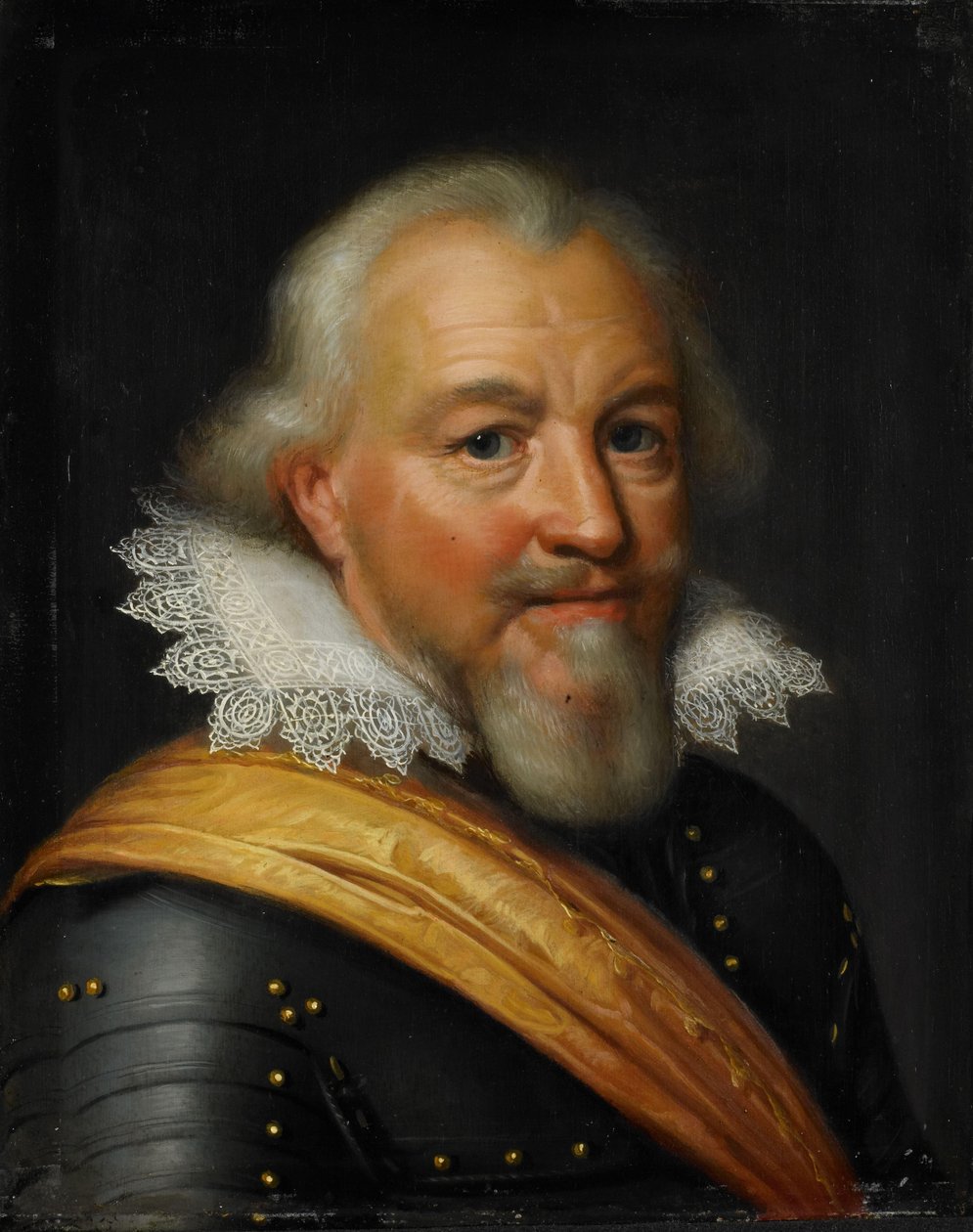 Portræt af grev Jan VII af Nassau-Siegen, kendt som de Middelste af Jan Antonisz van Ravesteyn (workshop of)