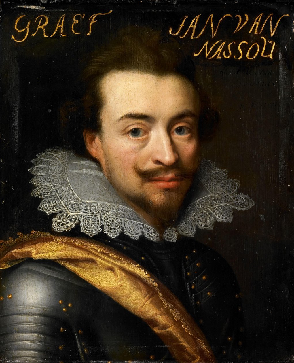 Portræt af Jan den Yngre, greve af Nassau-Siegen (greve Johannes VIII af Nassau-Siegen) af Jan Antonisz van Ravesteyn (workshop of)
