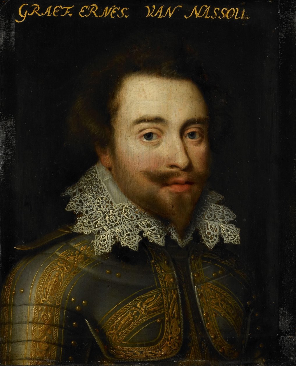 Portræt af Johan Ernst I, greve af Nassau-Siegen af Jan Antonisz van Ravesteyn (workshop of)