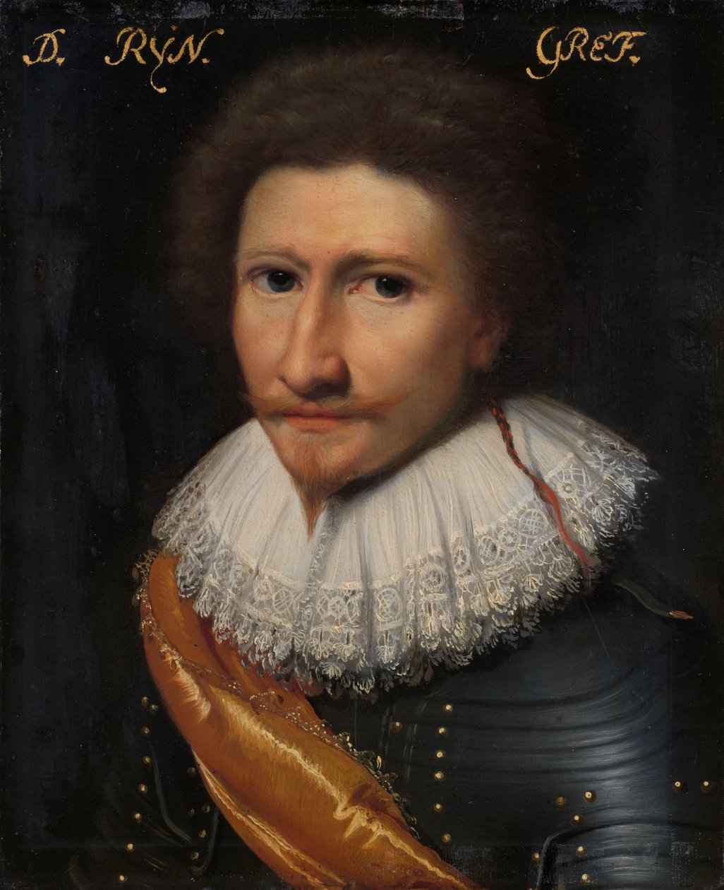 Portræt af Johann Conrad von Salm, Waldgrave og Rhinegrave van Dhaun af Jan Antonisz van Ravesteyn (workshop of)