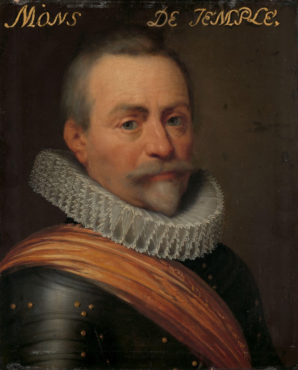 Portræt af Olivier van den Tempel, Lord of Corbeecke af Jan Antonisz van Ravesteyn (workshop of)