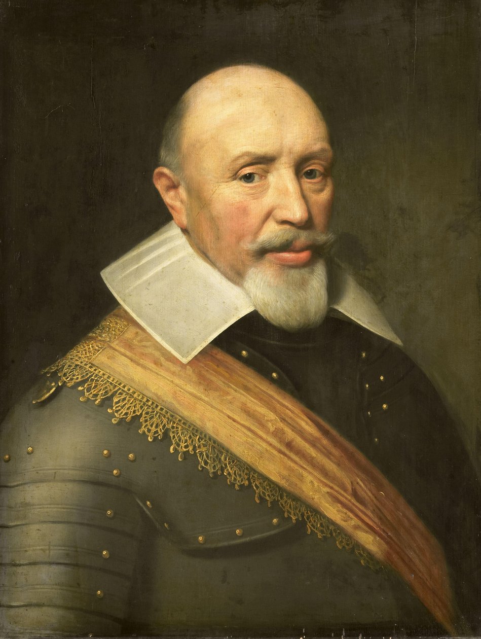 Portræt af en betjent af Jan Antonisz van Ravesteyn