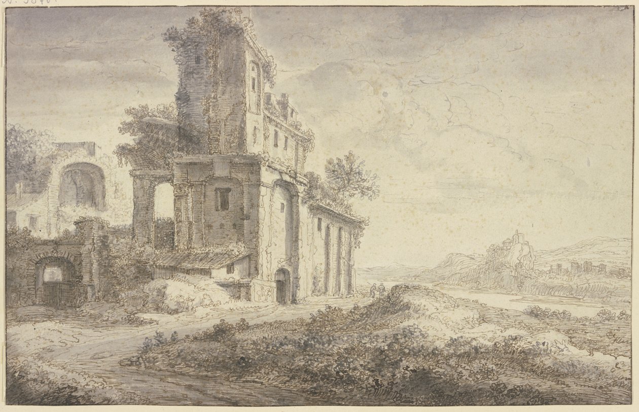 Romerske ruiner af Jan Asselijn