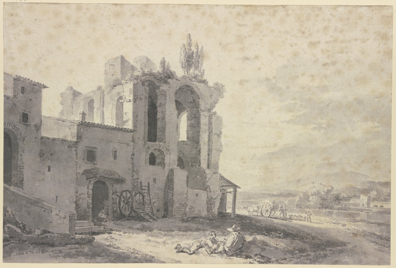 Romerske ruiner af Jan Asselijn