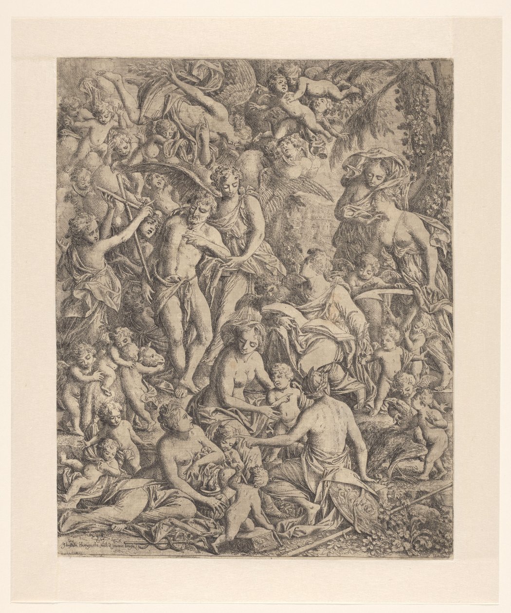 Johannes evangelisten og Johannes Døberen af Jan Baptist Herregouts