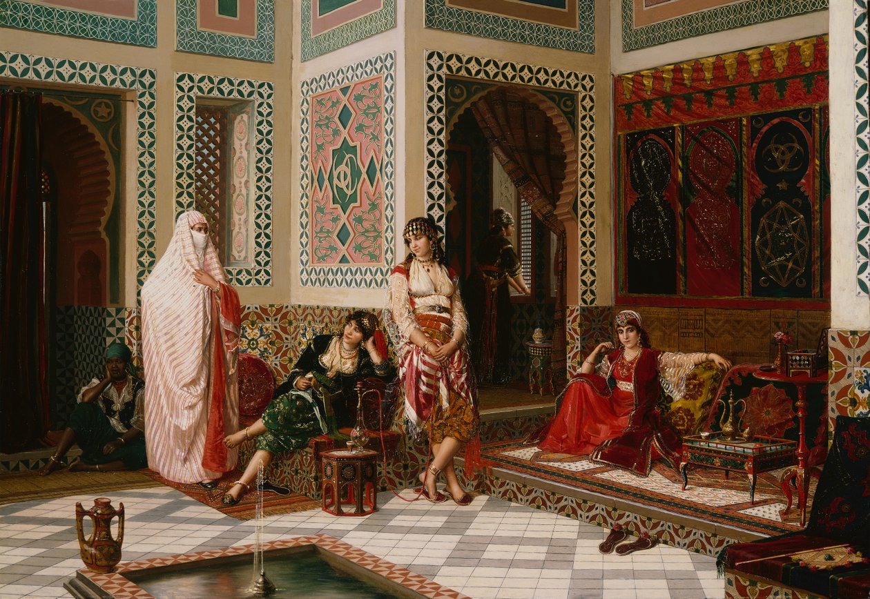 I Harem (olie) af Jan Baptist Huysmans