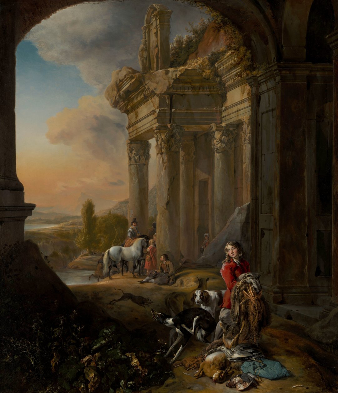 Efter Jagten Na de jacht (Efter Jagten) af Jan Baptist Weenix