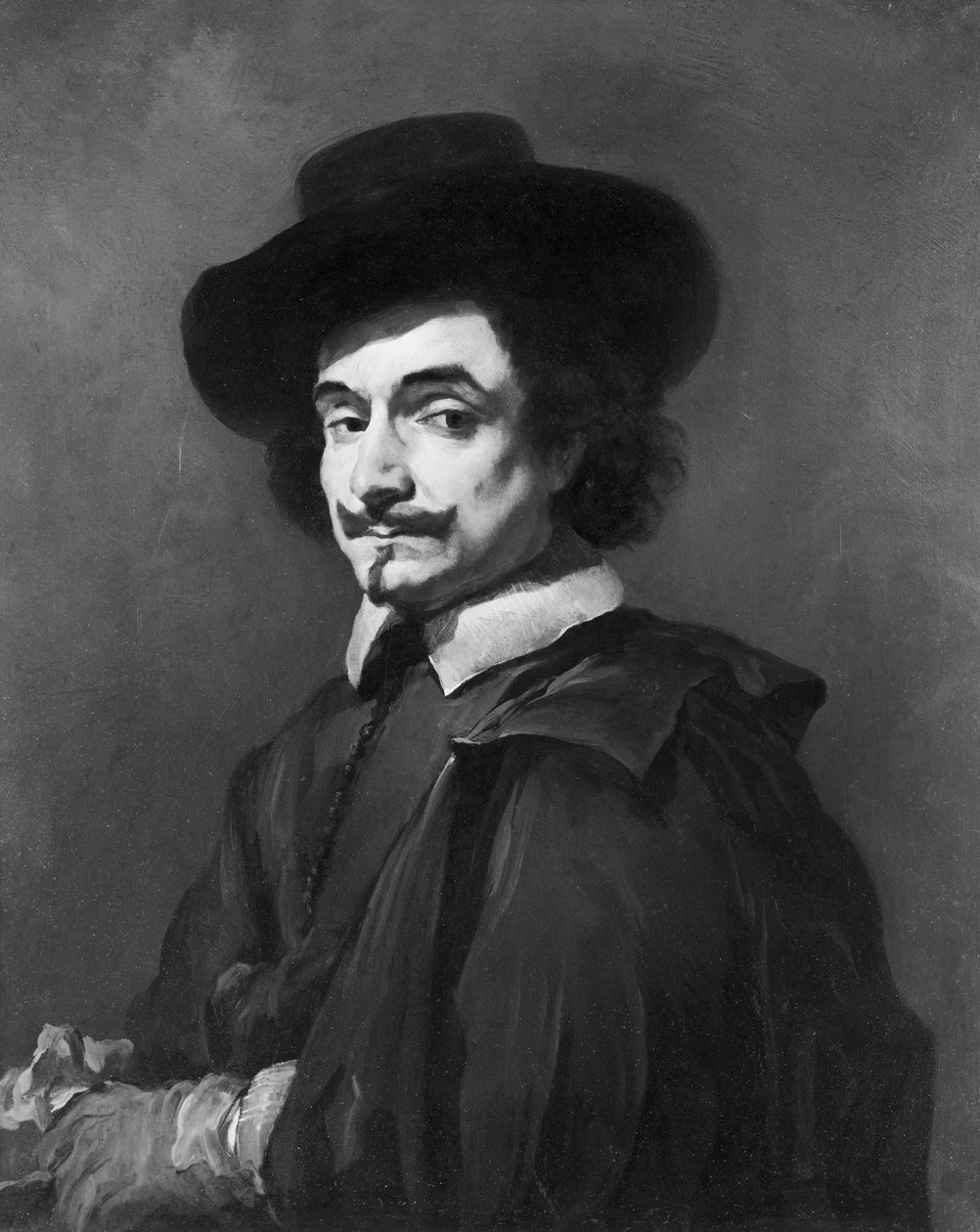 Portræt af en mand, ca. 1650. af Jan Baptist Weenix