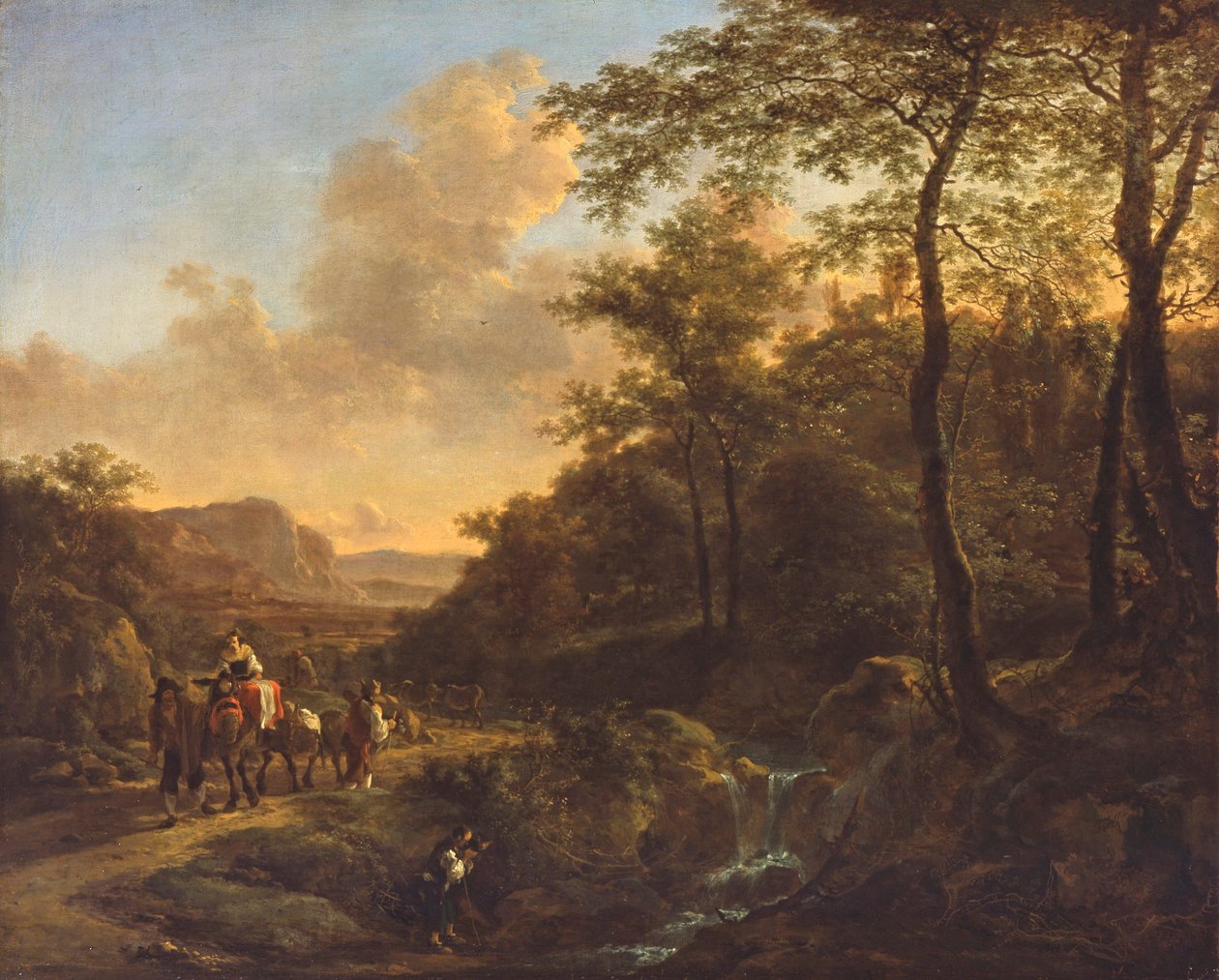 Scene fra den romerske Campagna af Jan Both