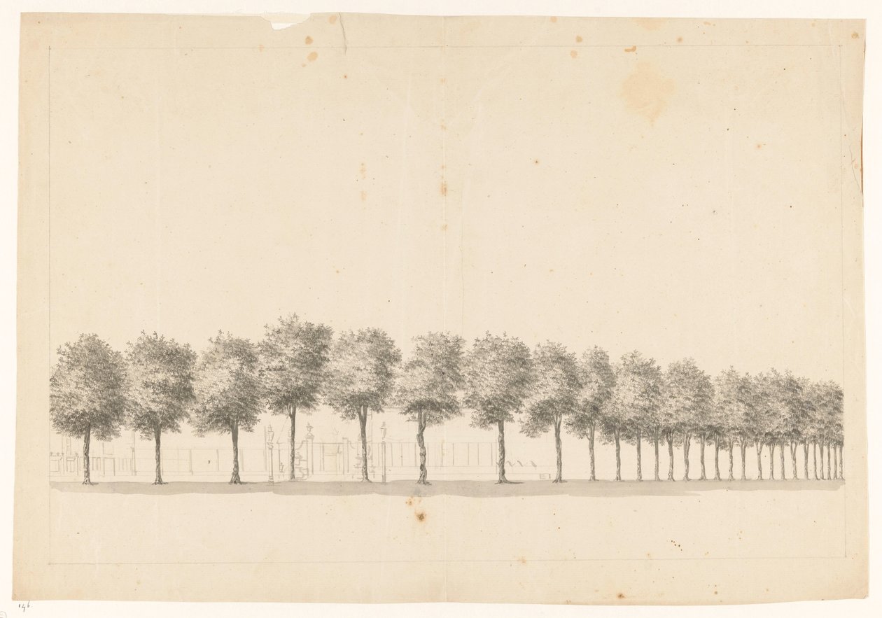 Bomenallee i Batavia af Jan Brandes