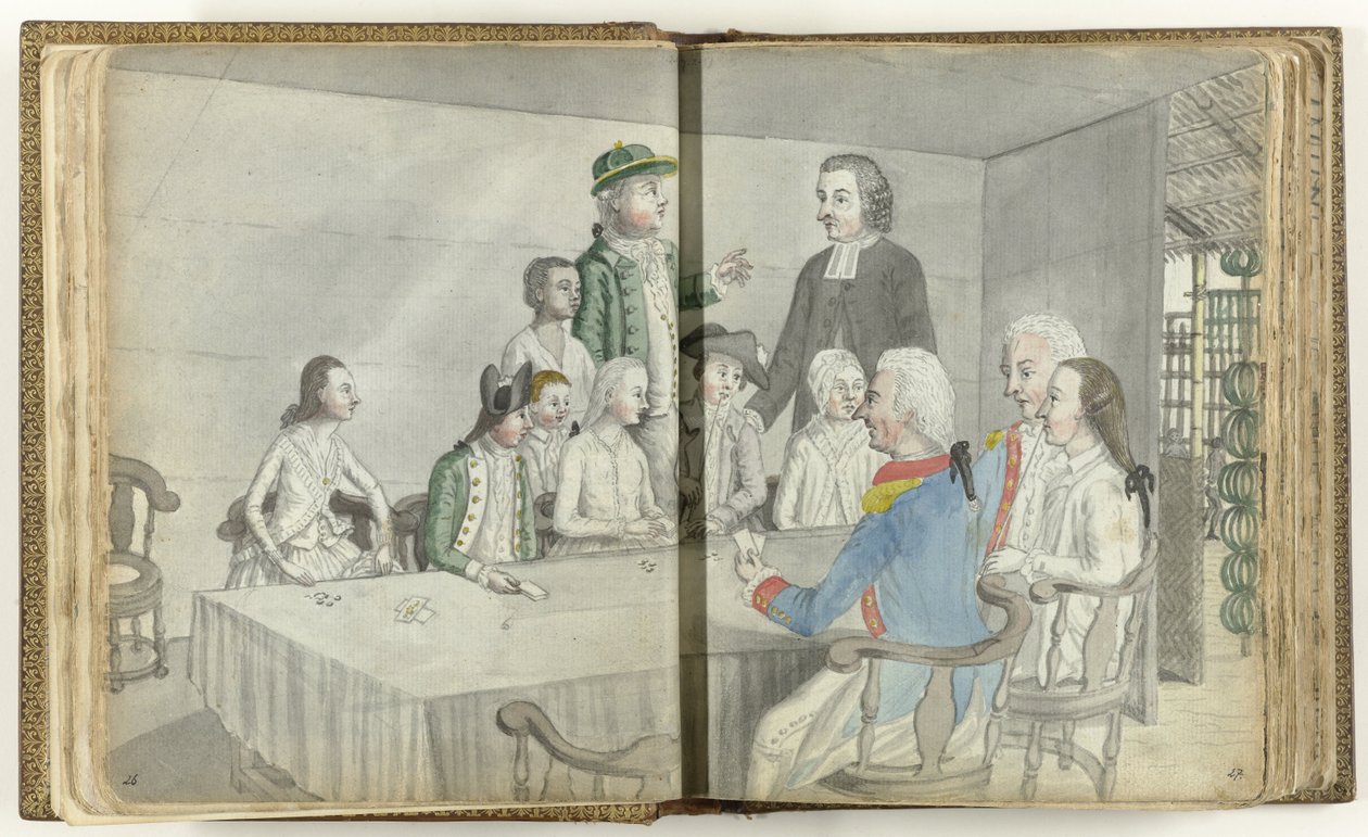 Europæisk kortgruppe i Ceylon af Jan Brandes