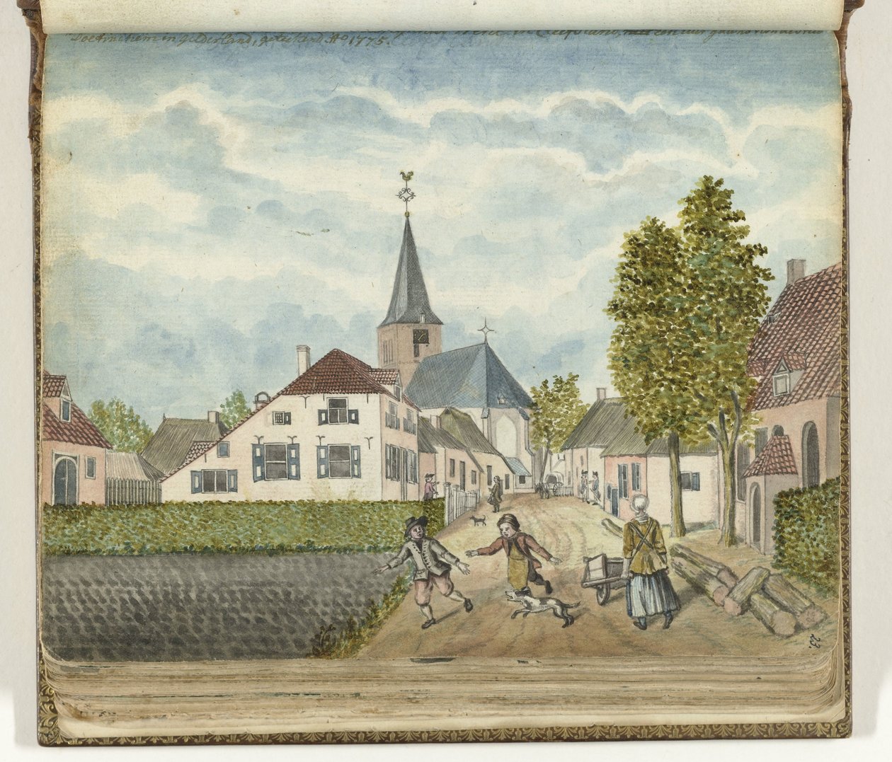 Landsbyen Wehl i Cleefsland af Jan Brandes