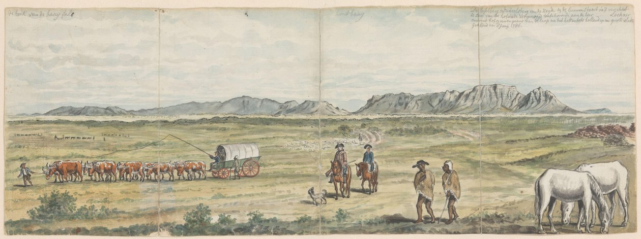 Khoikhoi og kolonister på Cape-sletten af Jan Brandes