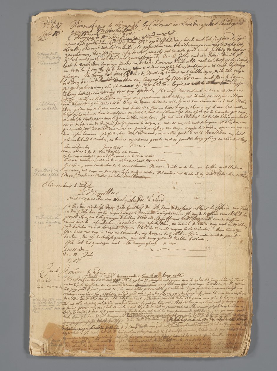Udkast til brevbog Jan Brandes (1743-1808), 1787-1790. af Jan Brandes