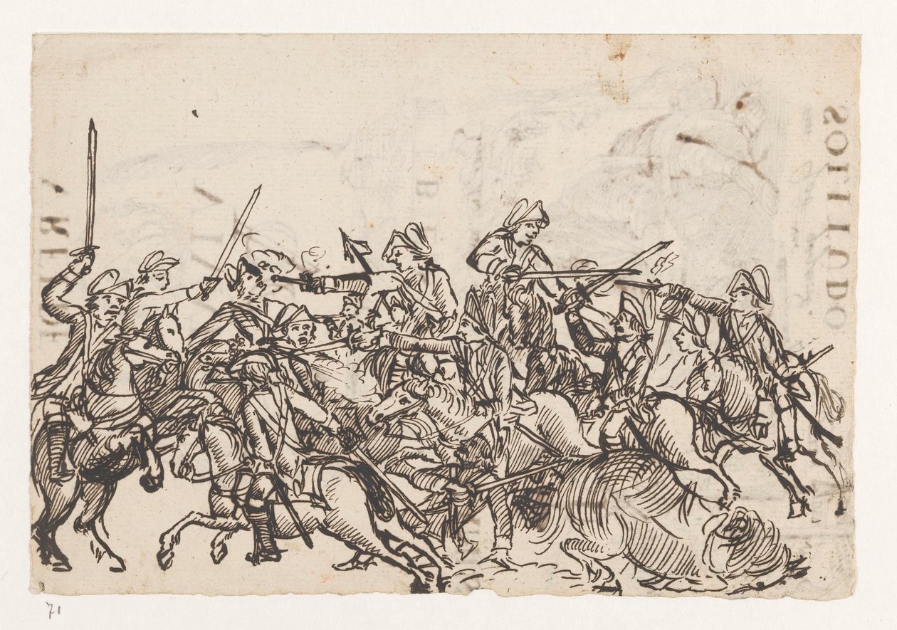 Battle of the Horse / Allegori om den engelske krig af Jan Brandes