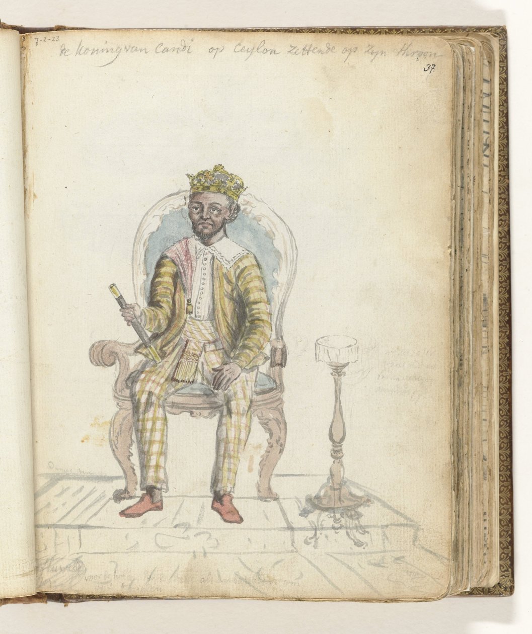 Kongen af Kandy, Sri Rajadhi Rajasinha af Jan Brandes