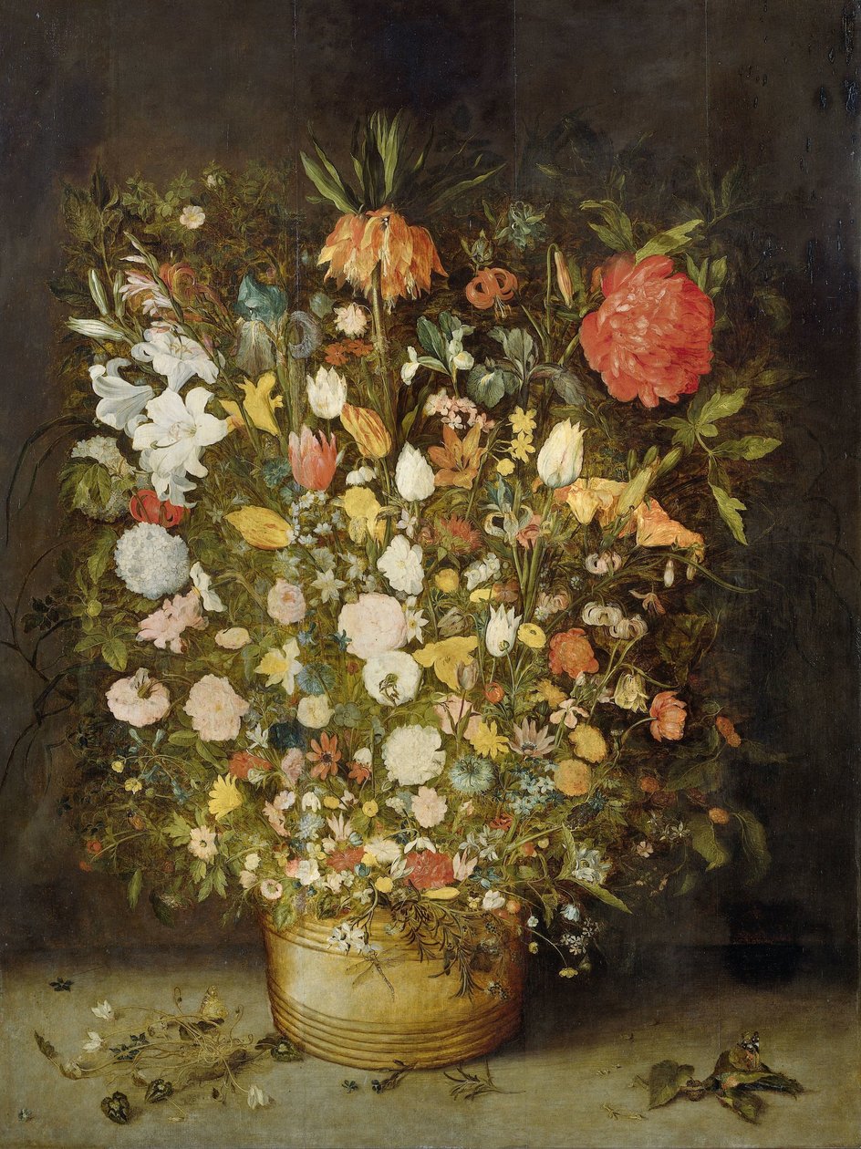 Stilleben med blomster af Jan Brueghel (I) (workshop of)