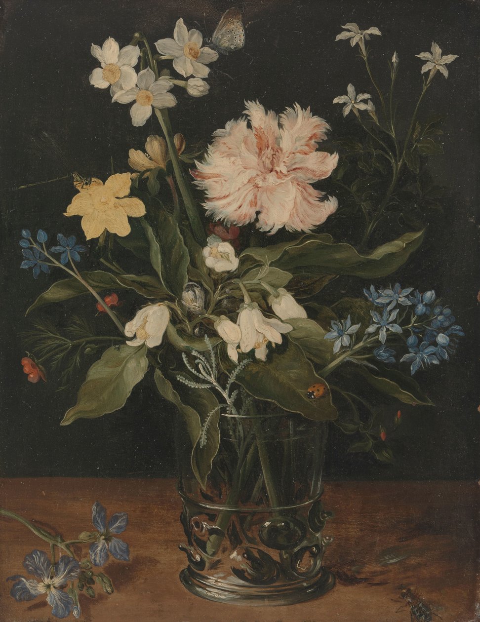 Stilleben med blomster i et glas Stilleben med blomster i et glas af Jan Brueghel (I)