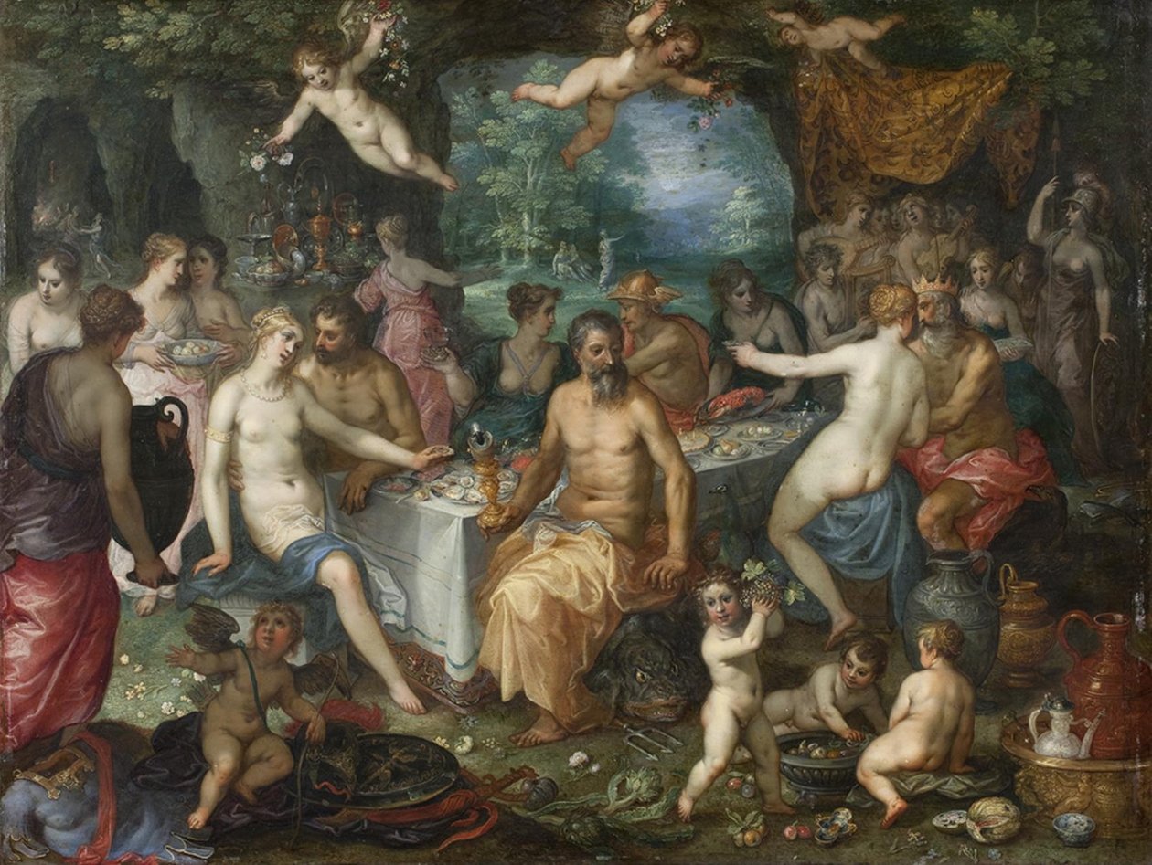 Gudernes fest. Bryllupet af Peleus og Thetis af Jan Brueghel d.Æ.