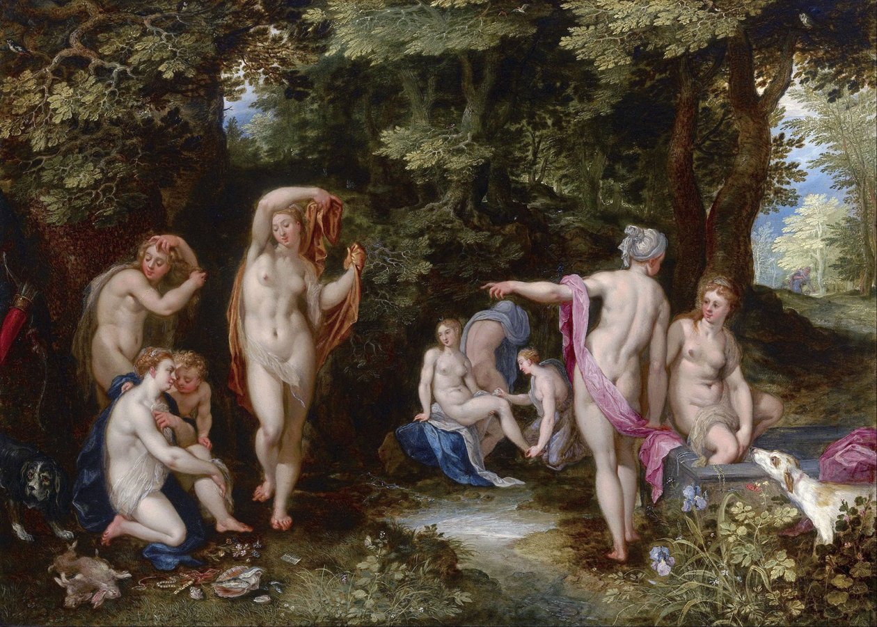 Diana og Actaeon af Jan Brueghel the Elder