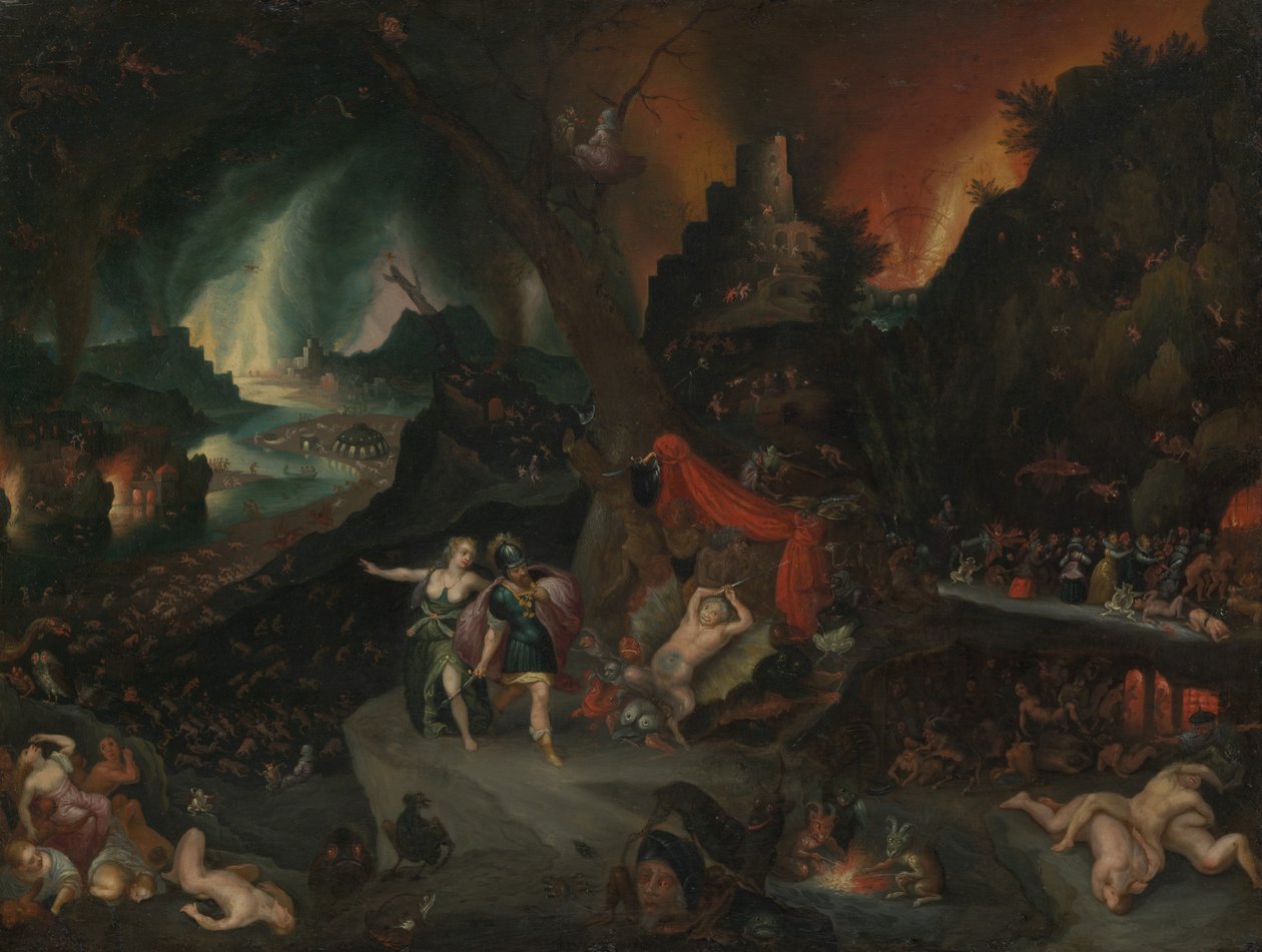 Æneas og sibyllen i underverdenen, 1630