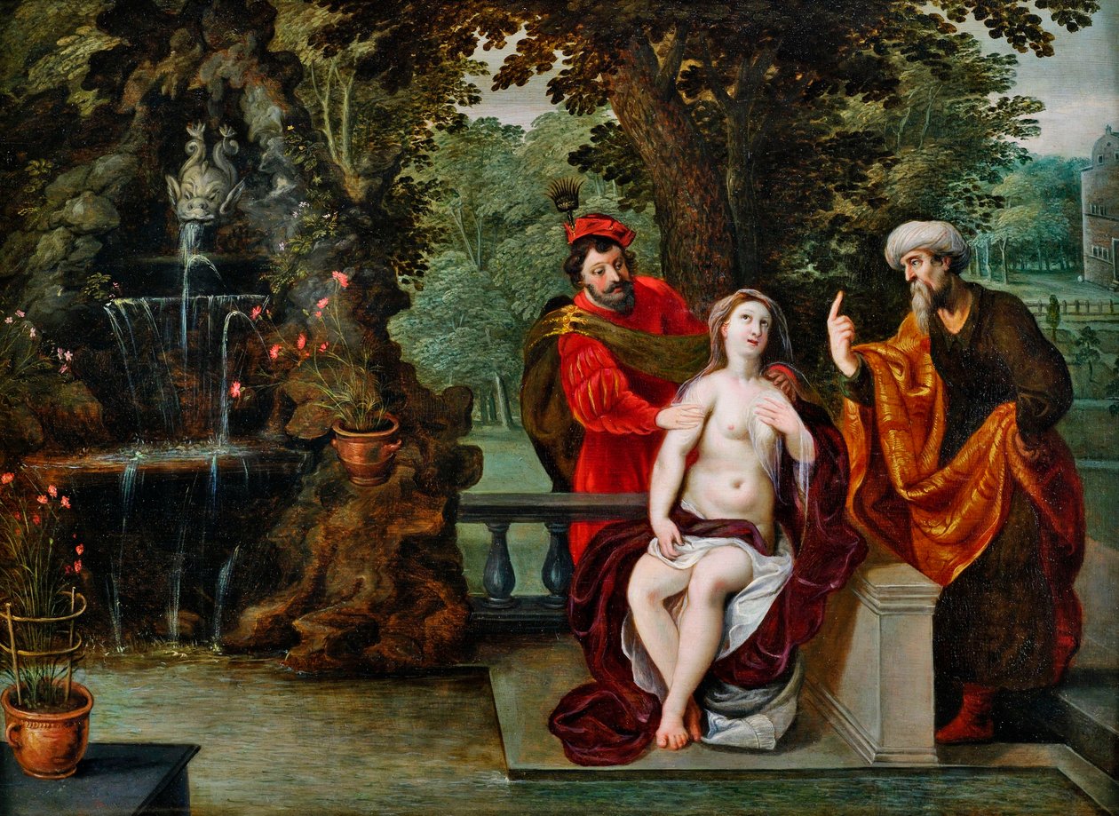 Susanna og de ældre af Jan Brueghel the Younger