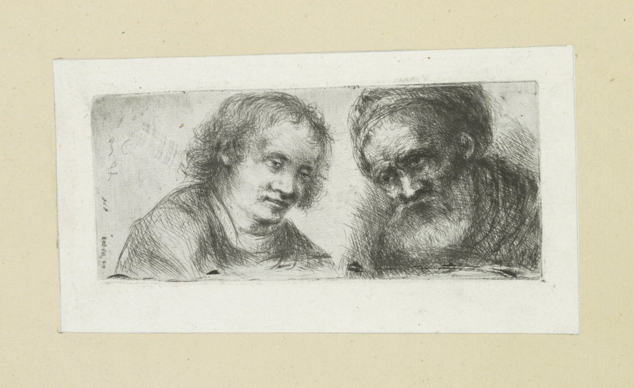 jong i gamle mand The Compleat Work of Etchings af John Chalon / Oeuvre Complette des Eaux Fortes af Jean Chalon (serietitel) af Jan Chalon