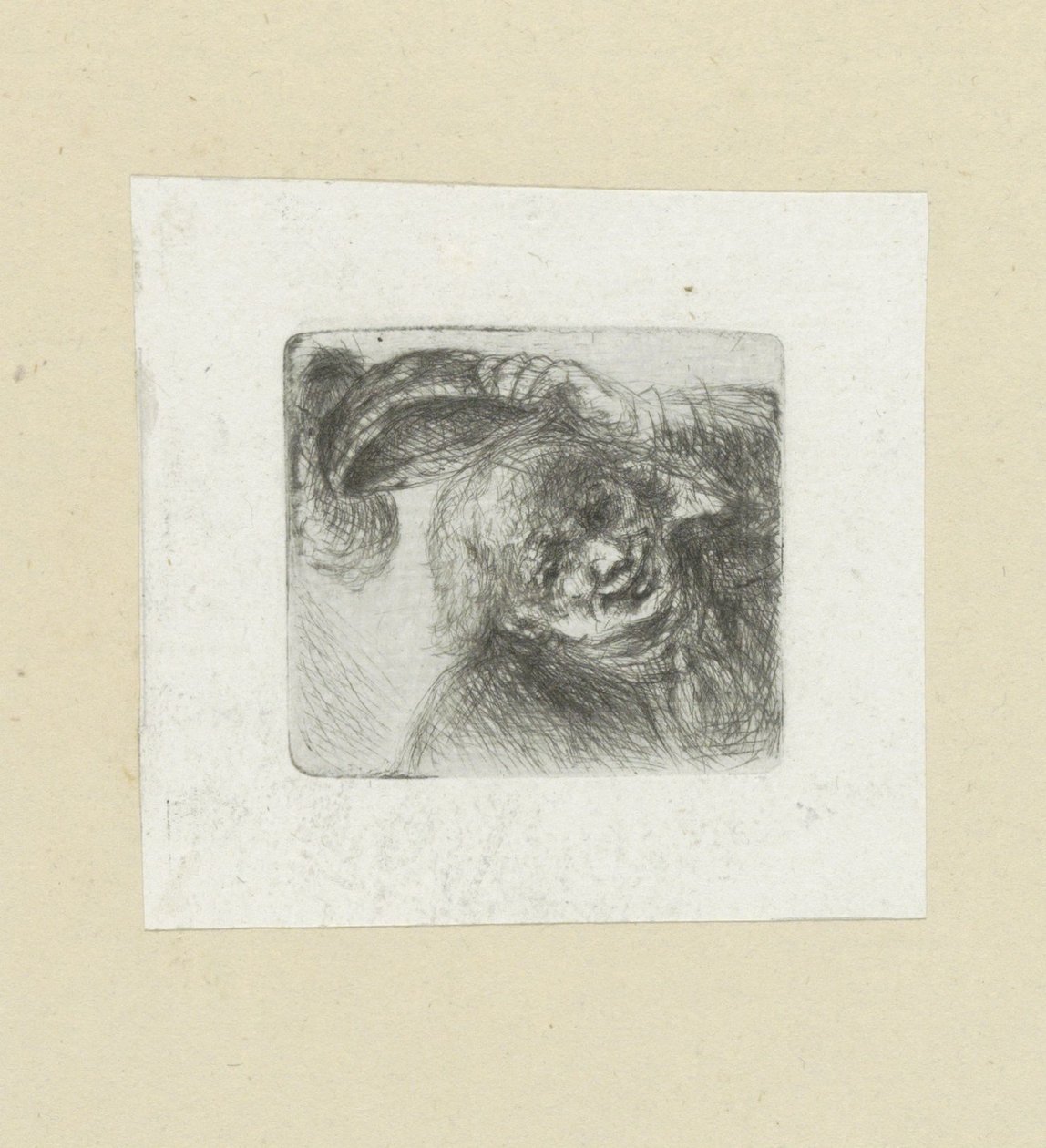 lachende mand The Compleat Work of Etchings af John Chalon / Oeuvre Complette des Eaux Fortes af Jean Chalon (serietitel) af Jan Chalon
