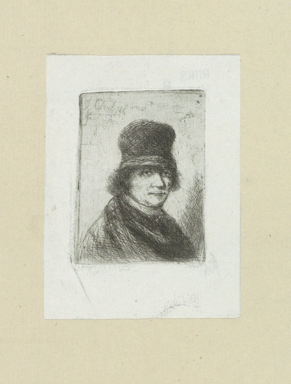 Mand sætter høj hoed The Compleat Work of Etchings af John Chalon / Oeuvre Complette des Eaux Fortes af Jean Chalon (serietitel) af Jan Chalon