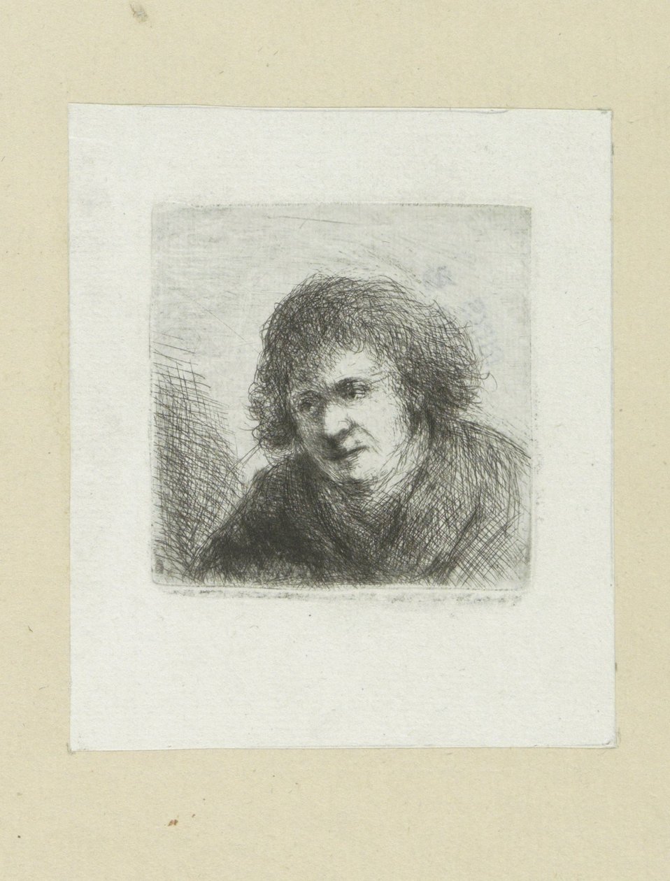 Volwassen man, naar links The Compleat Work of Etchings af John Chalon / Oeuvre Complette des Eaux Fortes af Jean Chalon (serietitel) af Jan Chalon