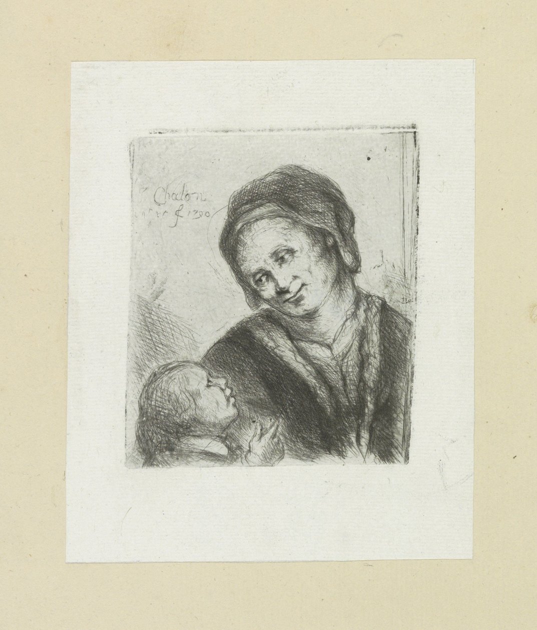 Kvinde en slags The Compleat Work of Etchings af John Chalon / Oeuvre Complette des Eaux Fortes af Jean Chalon (serietitel) af Jan Chalon