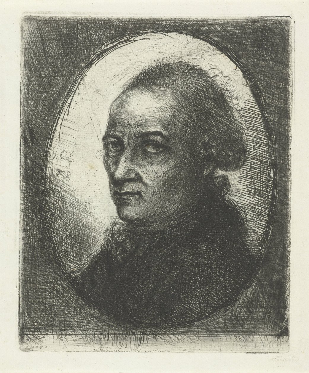 Selvportræt af Jan Chalon af Jan Chalon