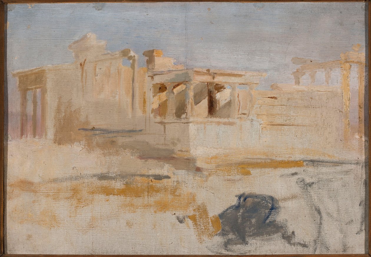 Erechtheion. Fra en rejse til Grækenland af Jan Ciągliński